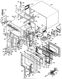 Part Location Diagram of WB02X3999 GE BRKT LEVER B