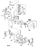 Section Diagram and Parts List for KCD21DAM1  Hotpoint Air Conditioner