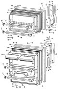 Part Location Diagram of WR71X1861 GE FRONT DOOR SHELF