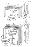 Part Location Diagram of WR12X5197 GE INSERT DOOR HANDLE