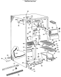 Part Location Diagram of WR13X0604 GE HINGE