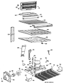 Part Location Diagram of WR08X0100 GE GUARDETTE