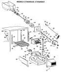 Part Location Diagram of WR38X1255 GE TRIM SHELF