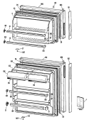 Section Diagram and Parts List for CTXY16APCRWH  Hotpoint Refrigerator