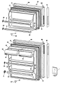 Section Diagram and Parts List for CTXY16CPCLWH  Hotpoint Refrigerator