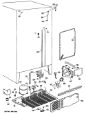 Section Diagram and Parts List for CSXH24DLR  General Electric Refrigerator