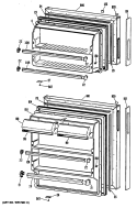 Section Diagram and Parts List for CTHY15CPELWH  Hotpoint Refrigerator