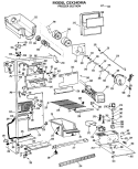 FREEZER SECTION Diagram and Parts List for CSX24DMA  Hotpoint Refrigerator