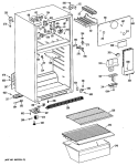 Section Diagram and Parts List for CTEY14CPHRWH  Hotpoint Refrigerator