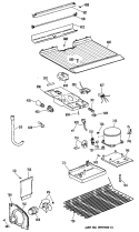Part Location Diagram of WR17X2626 GE UNKNOWN