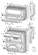 Part Location Diagram of WR71X2168 GE FRONT DOOR SHELF