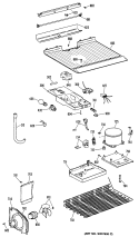 Section Diagram and Parts List for CTXY14EPHRHA  Hotpoint Refrigerator