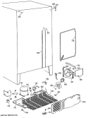 Section Diagram and Parts List for CSX20GASMWH  Hotpoint Refrigerator