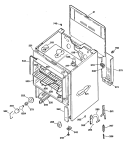 Section Diagram and Parts List for RB533GS2  Hotpoint Range