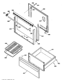 Section Diagram and Parts List for RB533GS2  Hotpoint Range