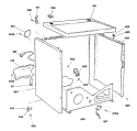 Section Diagram and Parts List for DLL3980SAM  Hotpoint Dryer