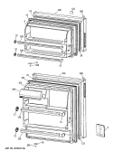 Section Diagram and Parts List for CTH16CYTJRWH  Hotpoint Refrigerator