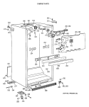 CABINET PARTS Diagram and Parts List for CTX18BASCRWH  Hotpoint Refrigerator