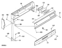 Section Diagram and Parts List for L2B335GEL0  General Electric Range