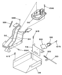 Section Diagram and Parts List for L2S345GEL0  General Electric Range