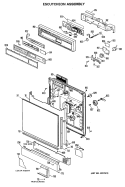 Part Location Diagram of WD34X601 GE DISCONTINUED