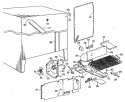 Section Diagram and Parts List for MSX20GLC  General Electric Refrigerator