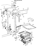 FRESH FOOD SECTION Diagram and Parts List for MSX24DMA  General Electric Refrigerator