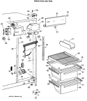 Part Location Diagram of WR17X2956 GE SHIELD LIGHT FF