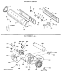 Part Location Diagram of WE1X1234 GE KNOB&CLIP AS