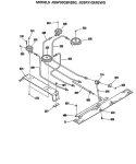 Part Location Diagram of WB21K5007 GE GAS VALVE, FRONT