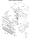 Section Diagram and Parts List for JKP54GP3BG  General Electric Wall Oven