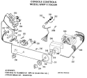 CONSOLE CONTROLS Diagram and Parts List for WWP1170CAW  General Electric Washer