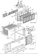 Part Location Diagram of WJ89X0088 GE BASEPAN