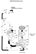 DRAIN RECIRCULATE Diagram and Parts List for WWP1170FAW  General Electric Washer