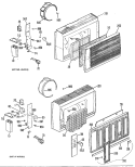 Part Location Diagram of WJ98X911 GE COMPRESSOR