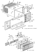 Part Location Diagram of WJ71X1042 GE GRILLE FRAME
