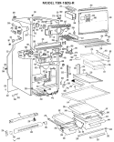 Part Location Diagram of WR32XO723 GE COVER Assembly