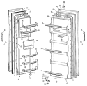 Section Diagram and Parts List for TFX19LHB  General Electric Refrigerator
