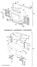 Part Location Diagram of WJ68X0166 GE CHANNEL Bottom