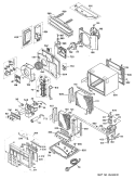 Part Location Diagram of WJ87X0282 GE EVAP KIT
