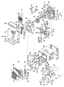 Section Diagram and Parts List for AWK18D1V1  General Electric Air Conditioner