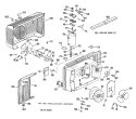 Section Diagram and Parts List for AT706FT5A  General Electric Air Conditioner