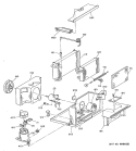 Part Location Diagram of WJ53X0184 GE USE GEH WJ53X184