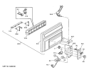 Section Diagram and Parts List for ACM11AAT1  General Electric Air Conditioner