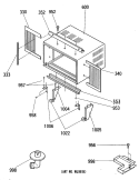Section Diagram and Parts List for ALX12AAM1  General Electric Air Conditioner