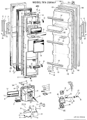 Part Location Diagram of WR17X2125 GE FRONT JUICE COMP.
