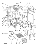 Part Location Diagram of WB21X158 GE Oven Sensor
