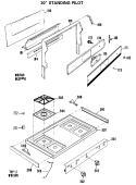 Part Location Diagram of WB02X4945 GE PLATE