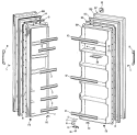 Section Diagram and Parts List for TFX19LJB  General Electric Refrigerator