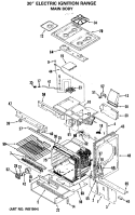 Part Location Diagram of WB32X87 GE GRATE